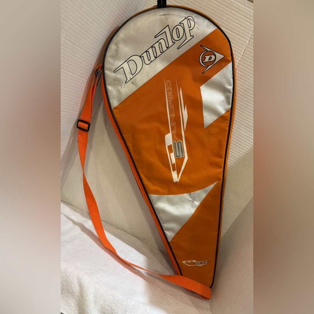 Dunlop 5 Hundred Tennis Racquet MFIL Carey Case bag Orange